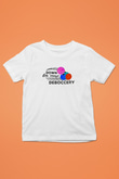 Bocce Baskılı Unisex Beyaz Çocuk Tişört - Tshirt