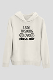 Bocce Baskılı Unisex Ekru Hoodie