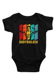 Body Builder BaskılıSiyah  Bebek Body - Zıbın