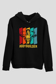 Body BuilderSiyah  Unisex Hoodie