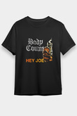 Body Count Baskılı Unisex Siyah Tişört