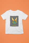 Boğa Burcu Baskılı Beyaz Unisex Beyaz Çocuk Tişört - Tshirt