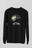 Bojack Horseman Baskılı Unisex Siyah Sweatshirt