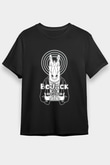 Bojack Horseman Baskılı Unisex Siyah Tişört - Tshirt