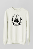 Boks Beyaz Unisex Sweatshirt