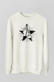 Boks Beyaz Unisex Sweatshirt