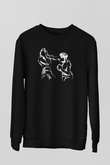 Boks Siyah Unisex Sweatshirt
