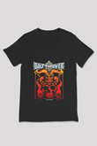Bolt Thrower Baskılı Unisex Siyah V Yaka Tişört