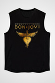 Bon Jovi Siyah Unisex Kolsuz Tişört