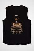 Bone Thugs-n-Harmony Siyah Unisex Kolsuz Tişört