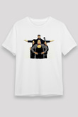 Boney M Baskılı Unisex Beyaz Tişört - Tshirt