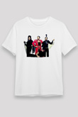 Boney M Baskılı Unisex Beyaz Tişört - Tshirt