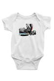 Borderlands Baskılı Beyaz Unisex Bebek Body - Zıbın