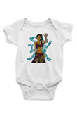 Borderlands Baskılı Beyaz Unisex Bebek Body - Zıbın