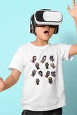 Borderlands Baskılı Beyaz Unisex Beyaz Çocuk Tişört - Tshirt