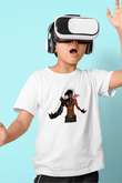 Borderlands Baskılı Beyaz Unisex Beyaz Çocuk Tişört - Tshirt