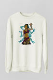 Borderlands Baskılı Beyaz Unisex Sweatshirt