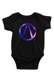 Borderlands Baskılı Unisex Siyah Bebek Body - Zıbın