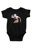 Borderlands Baskılı Unisex Siyah Bebek Body - Zıbın