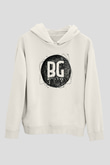 Borgore Beyaz Unisex Kapüşonlu Sweatshirt