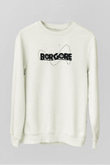 Borgore Beyaz Unisex Sweatshirt