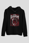 Borgore Siyah Unisex Kapüşonlu Sweatshirt