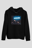 Borgore Siyah Unisex Kapüşonlu Sweatshirt