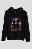 Borgore Siyah Unisex Kapüşonlu Sweatshirt