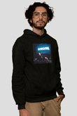 Borgore Siyah Unisex Kapüşonlu Sweatshirt