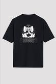 Borgore Siyah Unisex Oversize Tişört T-Shirt