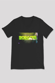 Borgore Siyah Unisex V Yaka Tişört