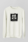 BorgoreBaskılı Beyaz Sweatshirt