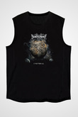 Borknagar Baskılı Unisex Siyah Kolsuz Tişört - Tshirt