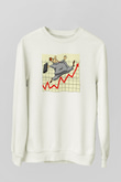 Borsacı Beyaz Unisex Sweatshirt