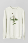 Botanikçi Beyaz Unisex Sweatshirt