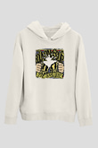 Bouncing Souls Baskılı Unisex Beyaz Hoodie