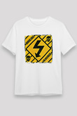 Bouncing Souls Baskılı Unisex Beyaz Tişört