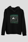 Bouncing Souls Baskılı Unisex Siyah Hoodie