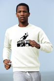 Bovling Beyaz Unisex Sweatshirt