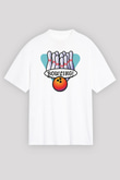 Bovling Beyaz Unisex Tişört T-Shirt - TişörtFabrikası