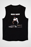 Bow Wow Siyah Unisex Kolsuz Tişört