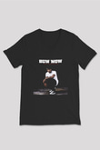 Bow Wow Siyah Unisex V Yaka Tişört