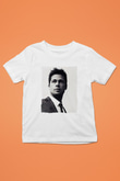 Brad Pitt Beyaz Unisex Çocuk Tişört