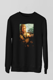 Brad Pitt Siyah Unisex Sweatshirt