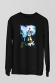 Bran Kalesi Siyah Unisex Sweatshirt