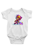 Brawl Stars Baskılı Beyaz Unisex Bebek Body - Zıbın