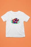 Brawl Stars Baskılı Beyaz Unisex Beyaz Çocuk Tişört - Tshirt