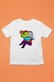 Brawl Stars Baskılı Beyaz Unisex Beyaz Çocuk Tişört - Tshirt