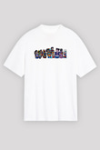 Brawl Stars Baskılı Beyaz Unisex Oversize Tişört - Tshirt