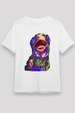 Brawl Stars Baskılı Unisex Beyaz Tişört - Tshirt